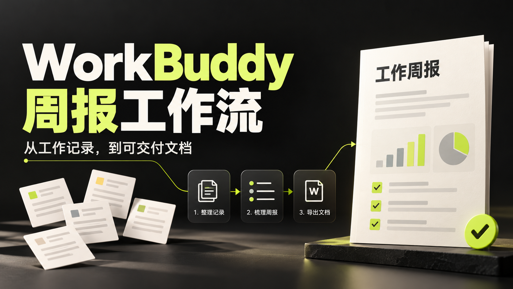WorkBuddy 周报工作流